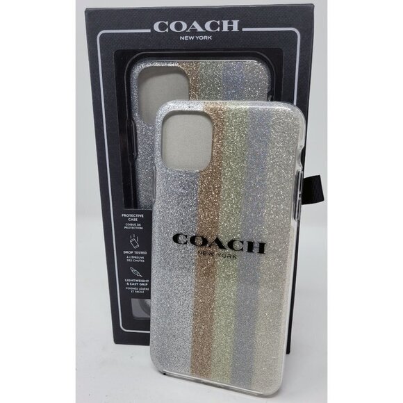 Coach Case for Apple iPhone 11 Pro Max 6.5", Glitter - Picture 1 of 2